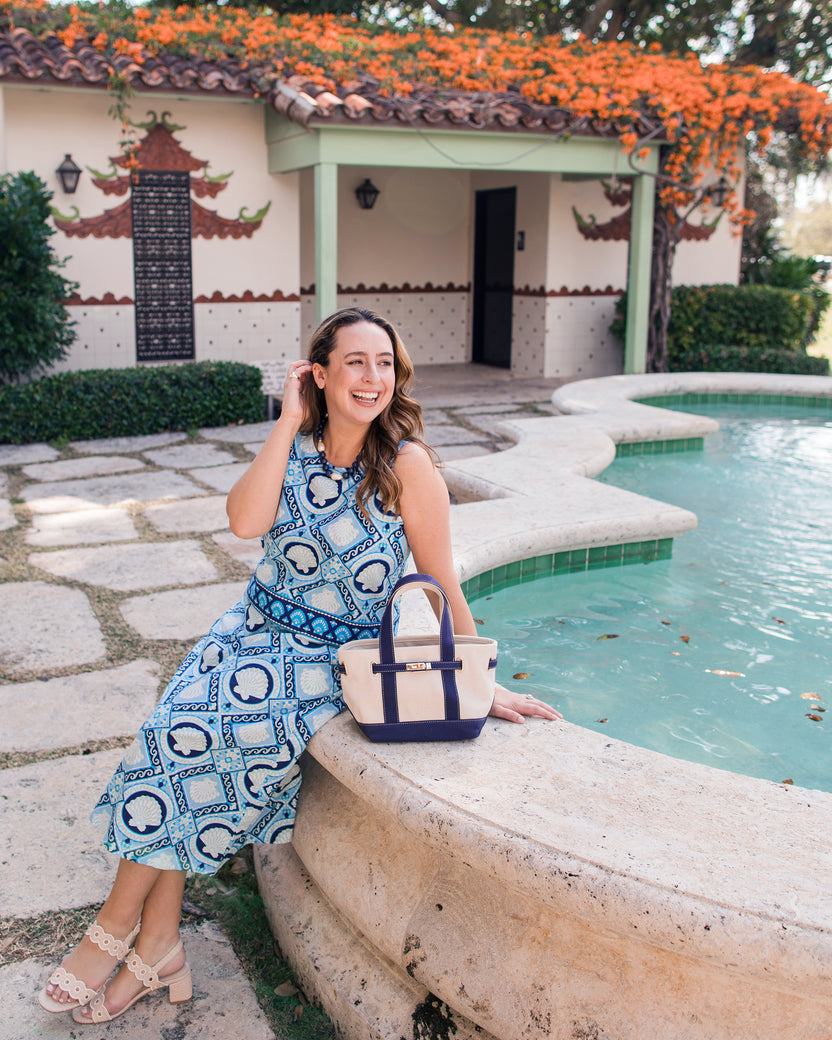 Tide & Tile - Riviera Set - Seashell Blue - Printfresh