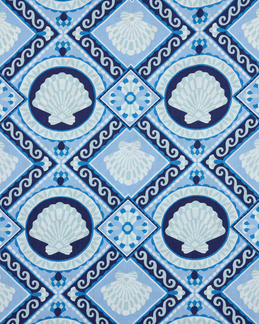 Tide & Tile - Frida Dress - Seashell Blue - Printfresh