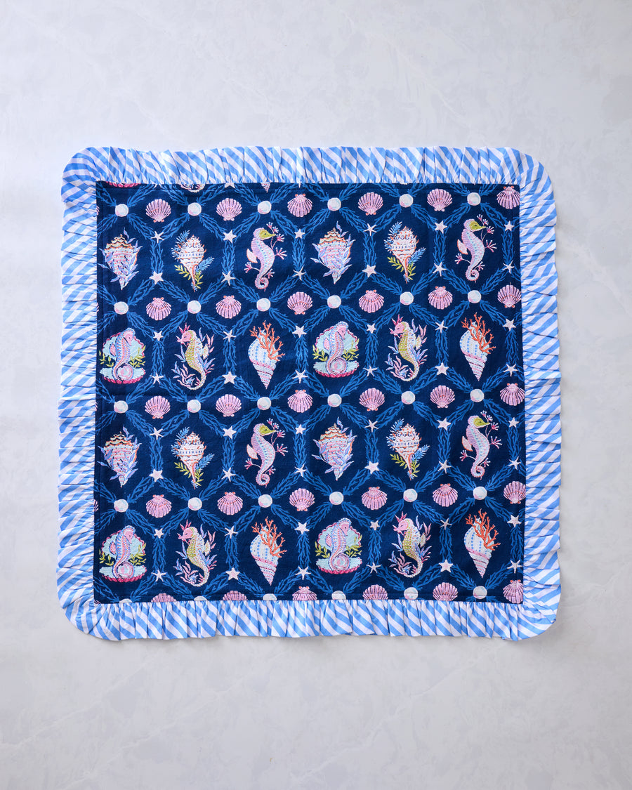 Underwater Enchantment - Soiree Napkin - Navy - Printfresh