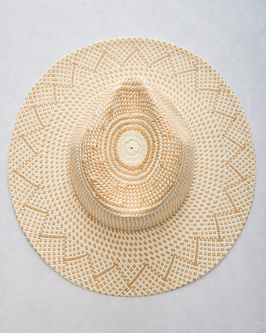 Ivory/Tan - Luxe Packable Hat - Hat Attack - Printfresh