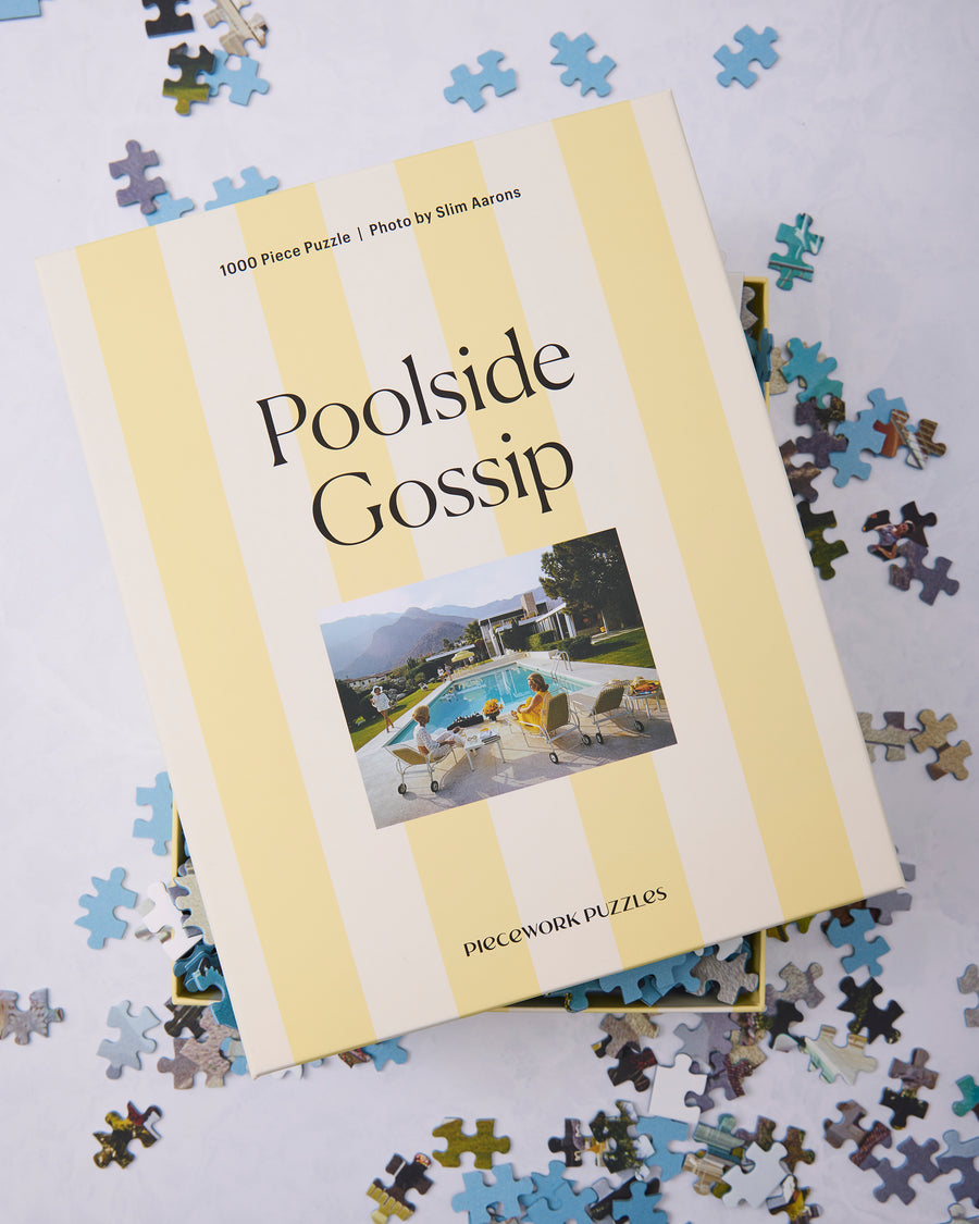 Slim Aarons Poolside Gossip - 1000 Piece Puzzle - Piecework Puzzles - Printfresh