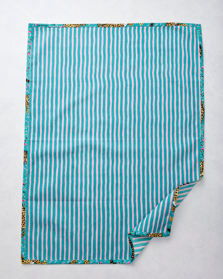 Bagheera - Tea Towels Set of 2 - Turquoise - Printfresh
