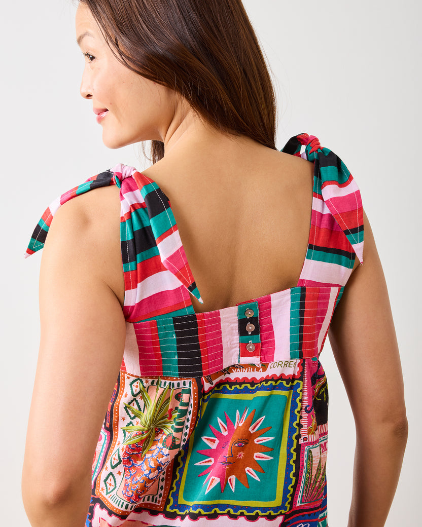 Colorful Coast - Sugar Sand Dress - Vibrant Ink - Printfresh