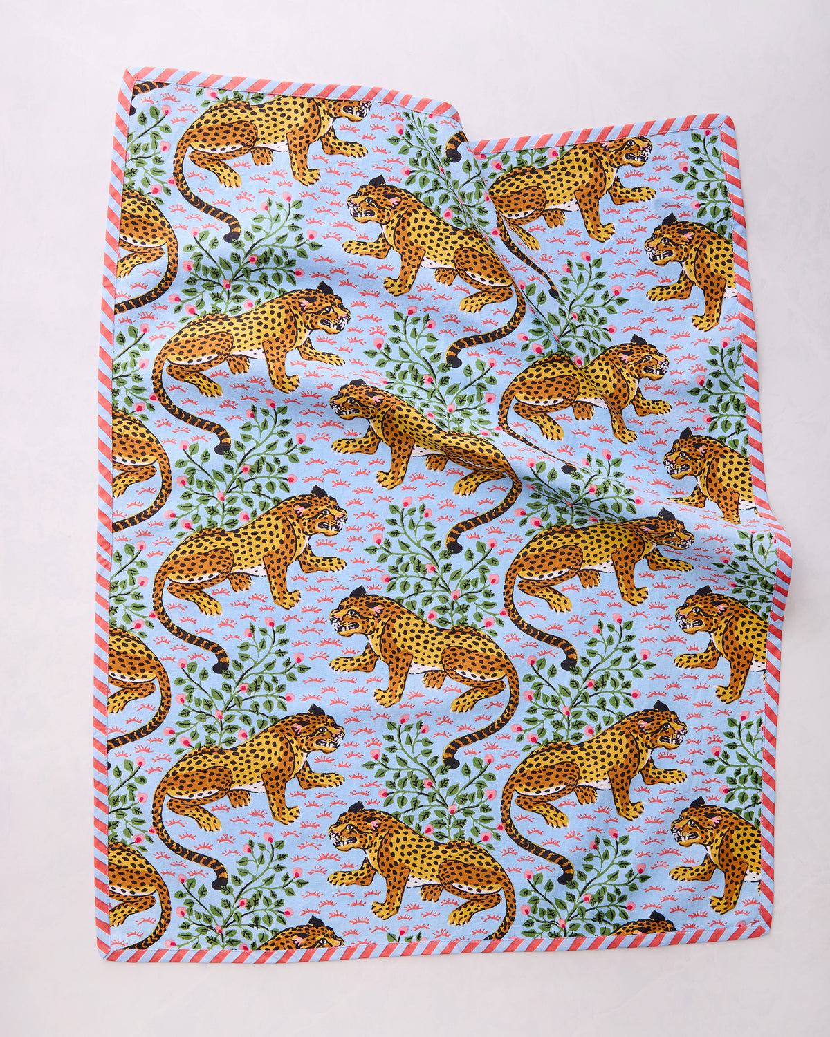 Bagheera - Tea Towels Set Of 2 - Pale Blue - Printfresh