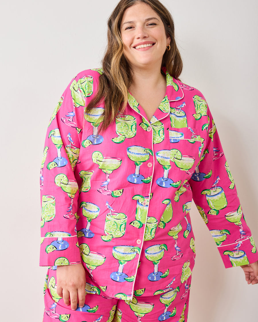 Fresh Margarita - Long PJ Set - Cabo Pink - Printfresh