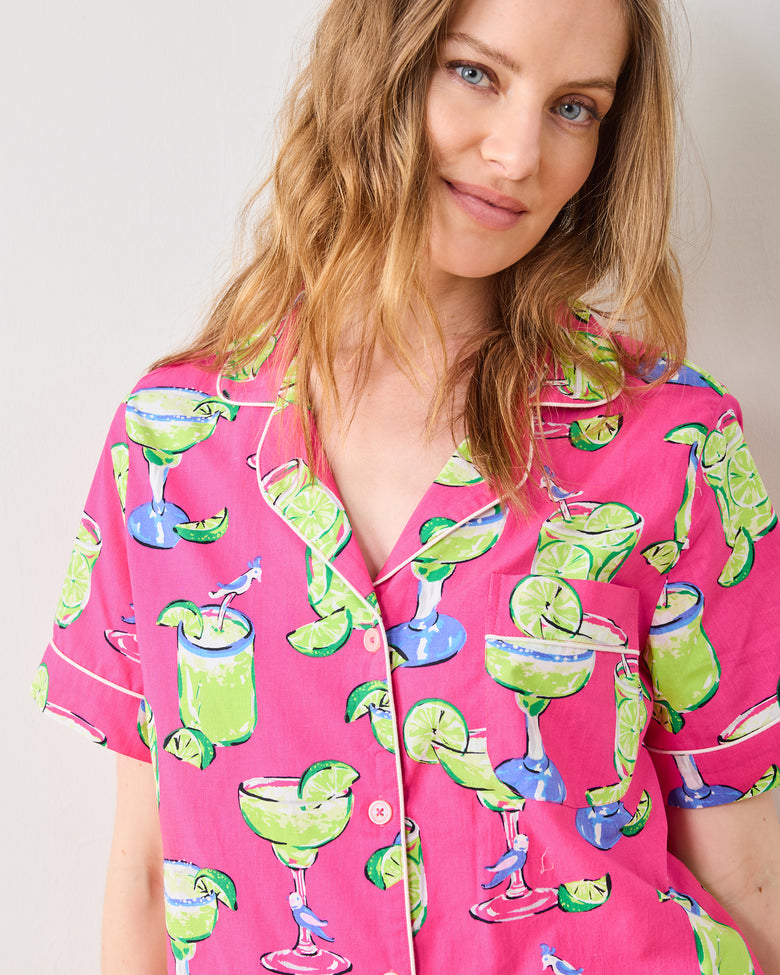 Fresh Margarita - Short PJ Set - Cabo Pink - Printfresh