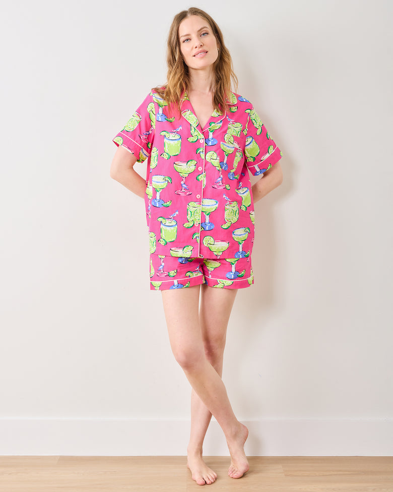 Fresh Margarita - Short PJ Set - Cabo Pink - Printfresh