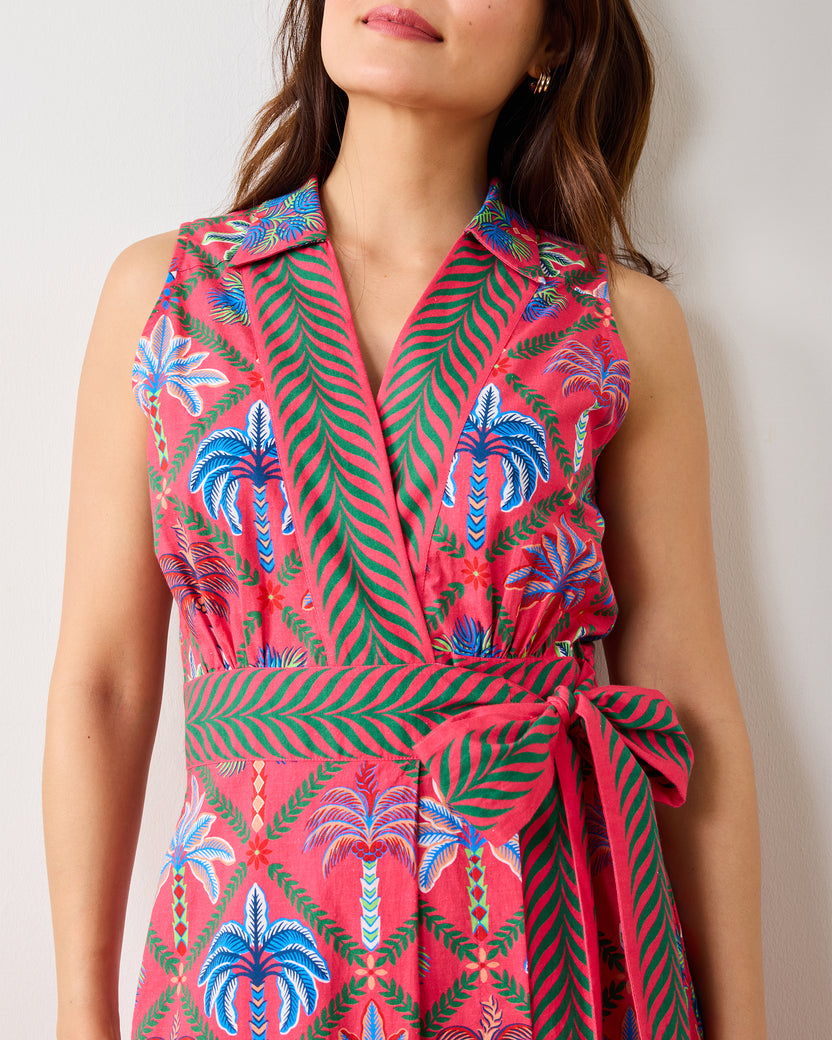 Palm Tree Paradise - Lucia Dress - Cocktail Umbrella - Printfresh