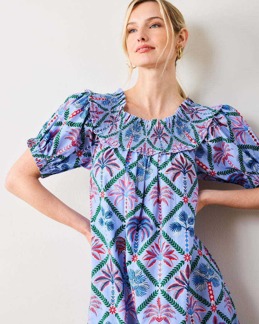 Palm Tree Paradise - Ximena Dress - Lilac Escape - Printfresh