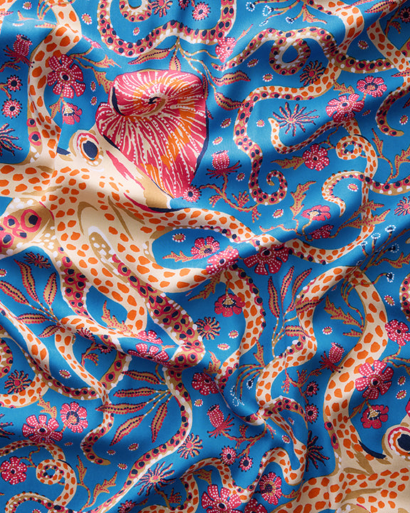 Octopus Isle - Eco Satin Wildest Dreams Set - Ocean Eyes - Printfresh