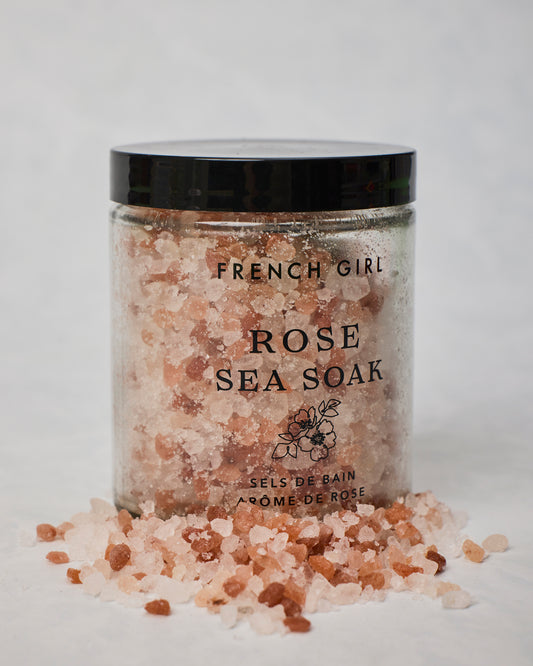 Rose - Organic Calming & Soothing Rose Bath Salts - French Girl
