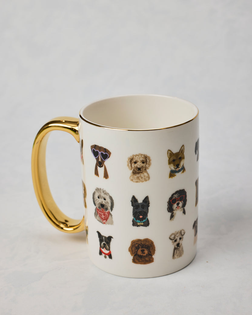 Multi - Dog Days Porcelain Mug - Rifle Paper Co