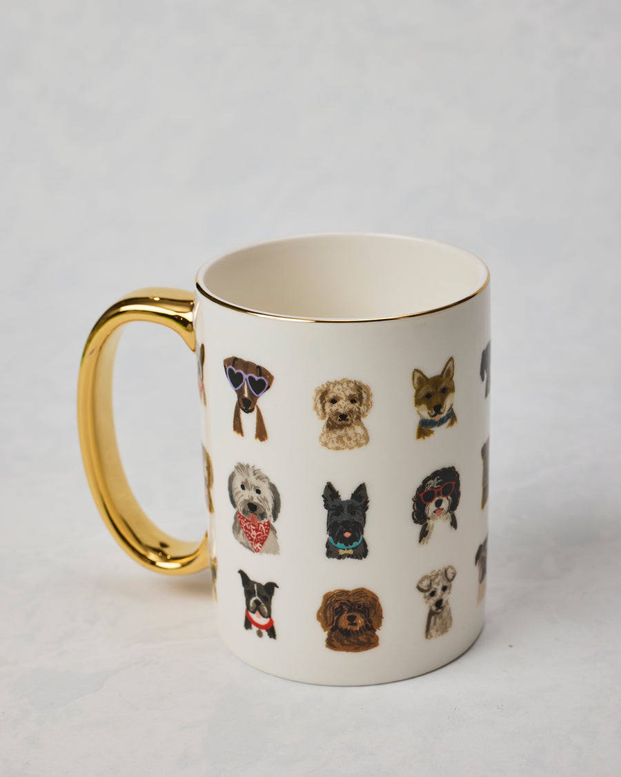 Multi - Dog Days Porcelain Mug - Rifle Paper Co