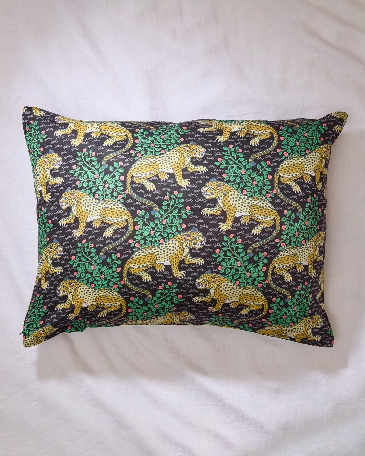 Bagheera - Eco Satin Pillowcase - Ink - Printfresh