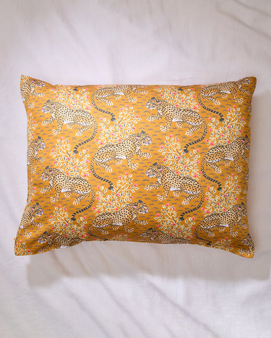 Bagheera - Eco Satin Pillowcase - Tobacco - Printfresh