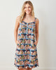 Secret Library - Back to Bed Nightgown - Hideaway Blue - Printfresh