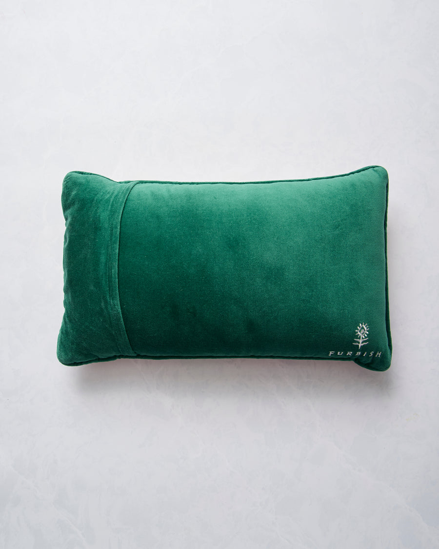 Caviar and Cash - Furbish Studio Needlepoint Pillow - Multi - Printfresh