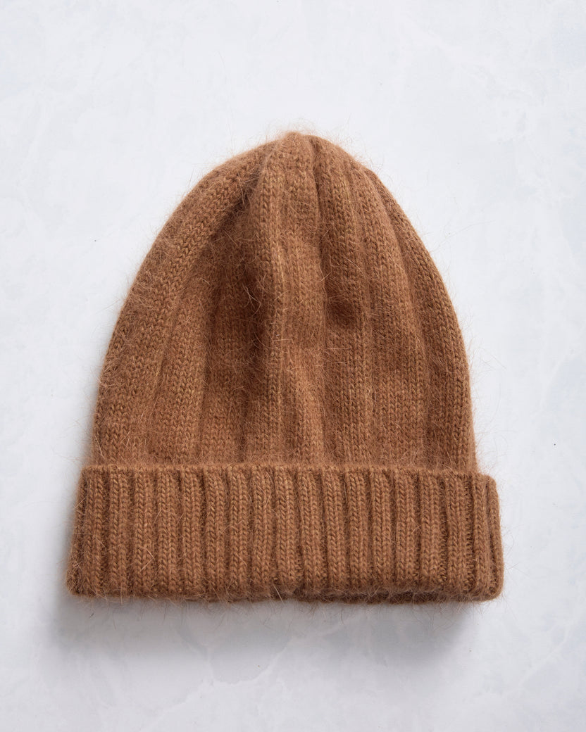 Camel - Super Soft Angora Beanie - Comfortarians - Printfresh