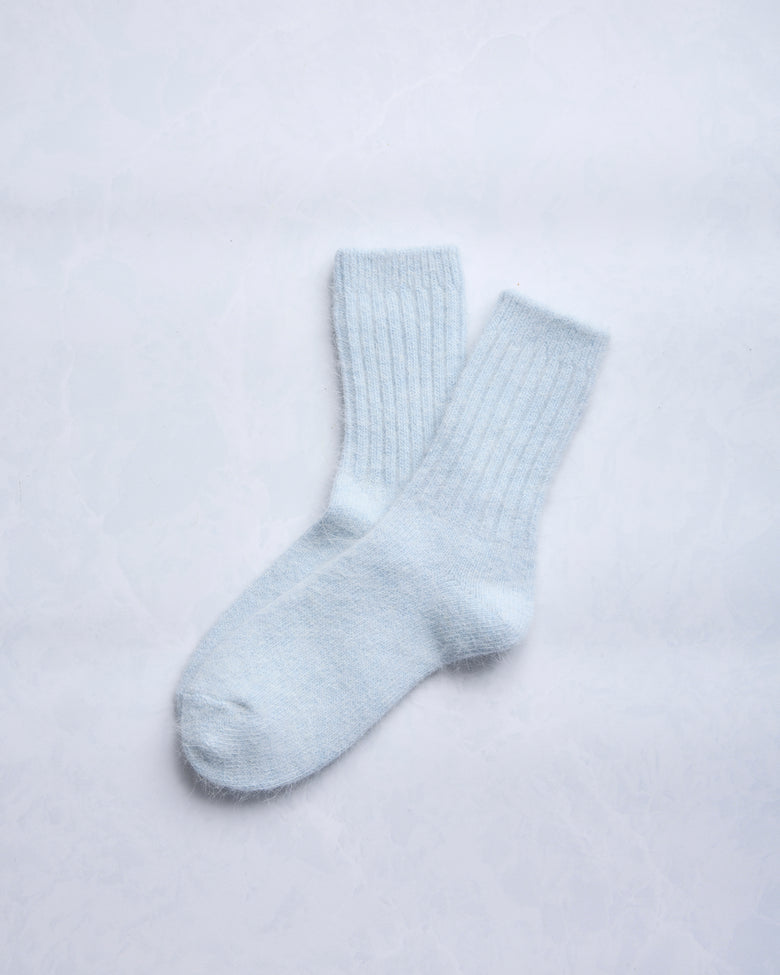 Blue - ELMNTL Super Soft Wool Socks - Printfresh