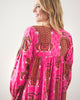 Siberian Stripes - Day Tripper Dress - Neon Rose - Printfresh