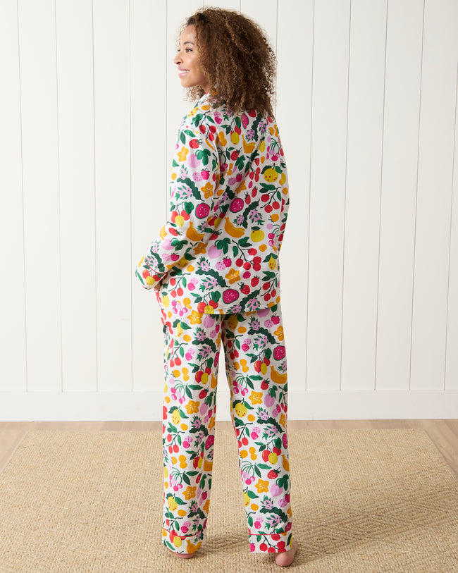 Smoothie Time - Long PJ Set - Cloud - Printfresh