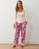 Snow Globe Magic - Flannel PJ Pants - Red Ribbon - Printfresh