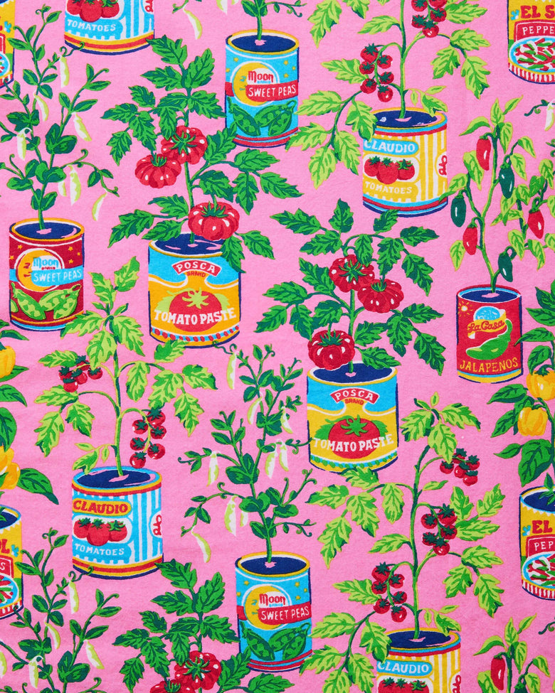 Kitchen Garden - Cami Nightgown - Rose - Printfresh