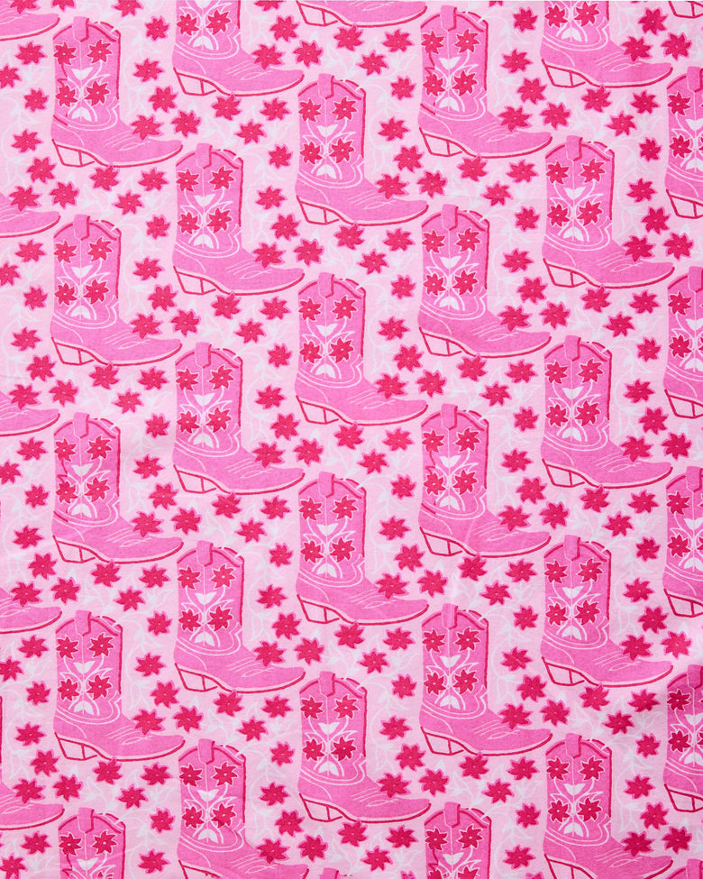 Rhinestone Cowgirl - Bradshaw Boxer - Party Pink - Printfresh