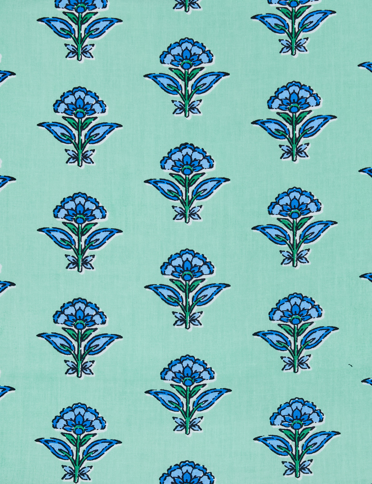 Aviary Flowers - Dunmore Blouse - Soft Sage - Printfresh