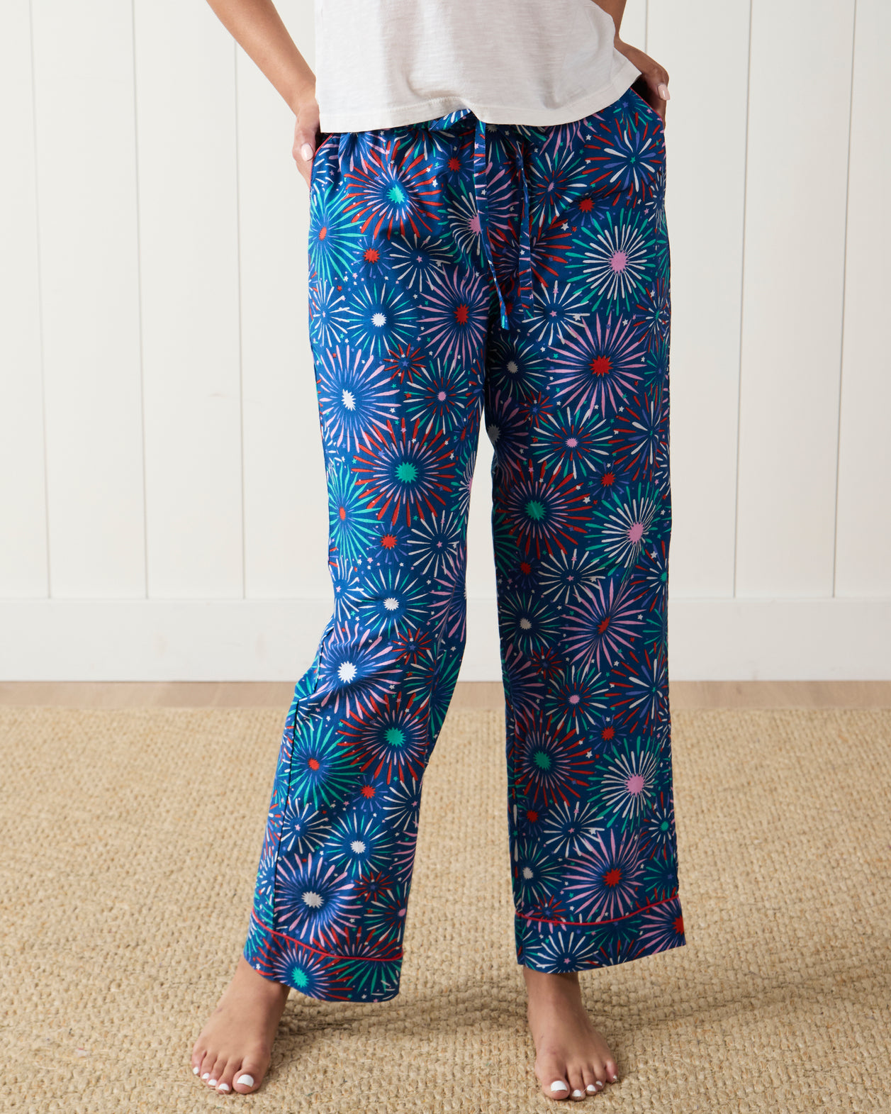 Sparks Fly - Tall PJ Pants - Navy - Printfresh