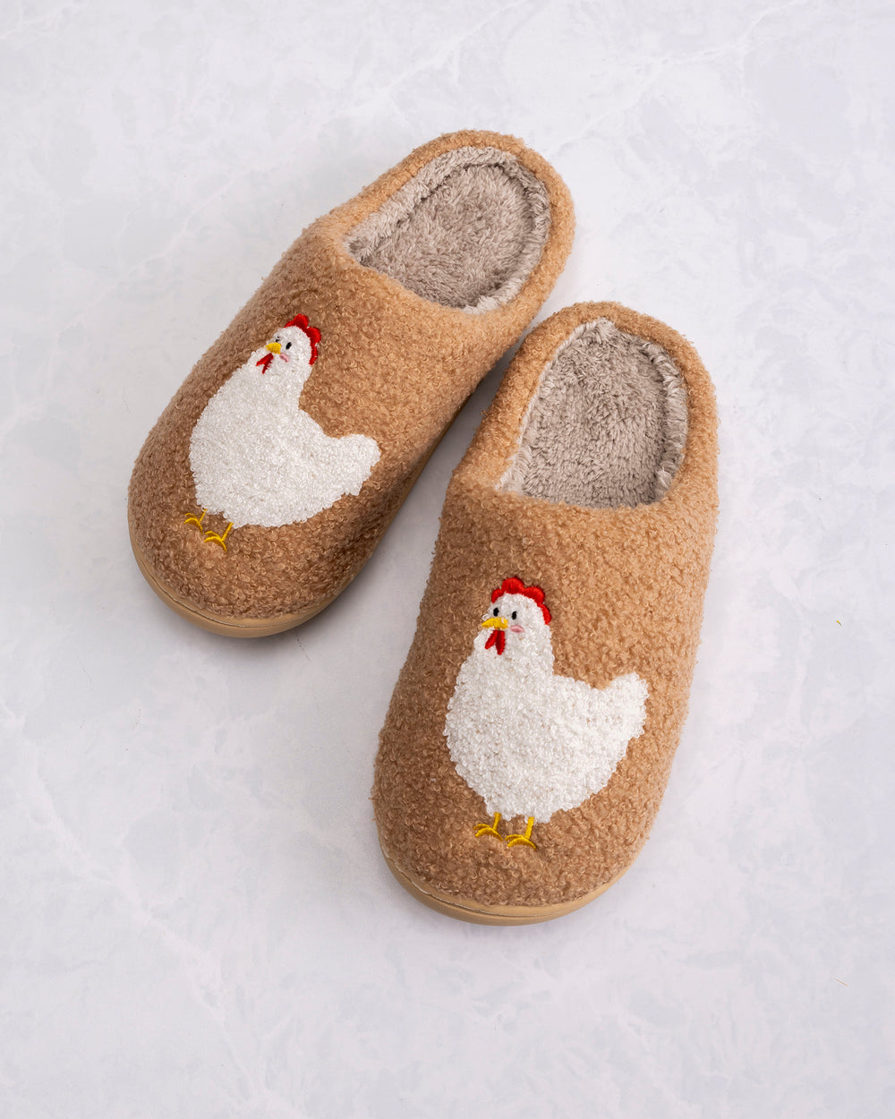 Brown Chicken - Slipper - American Farm Company - Printfresh