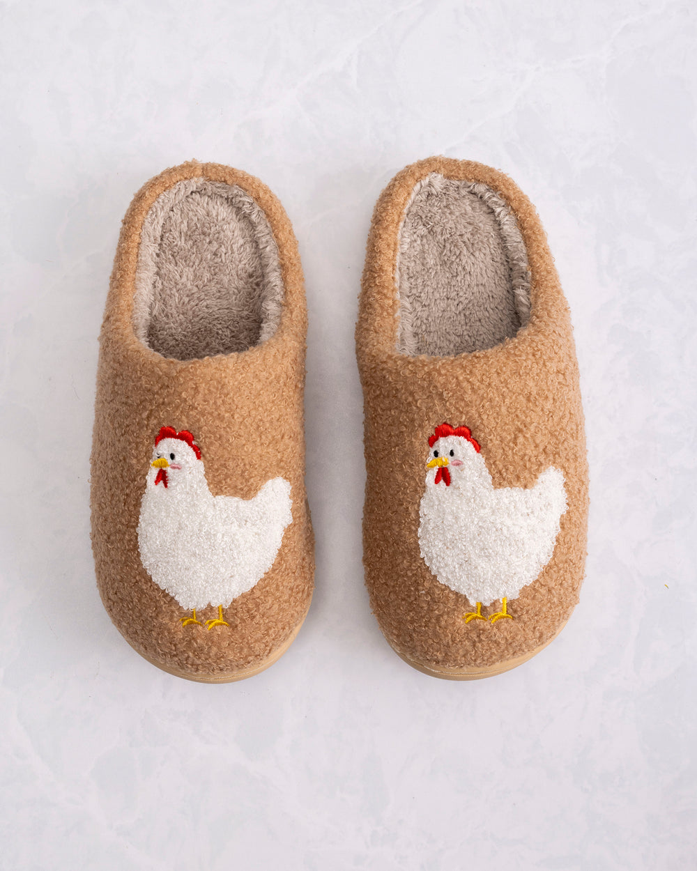 Brown Chicken - Slipper - American Farm Company - Printfresh