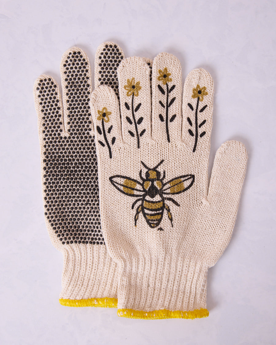 Bee - Garden Gloves - My Little Belleville - Printfresh