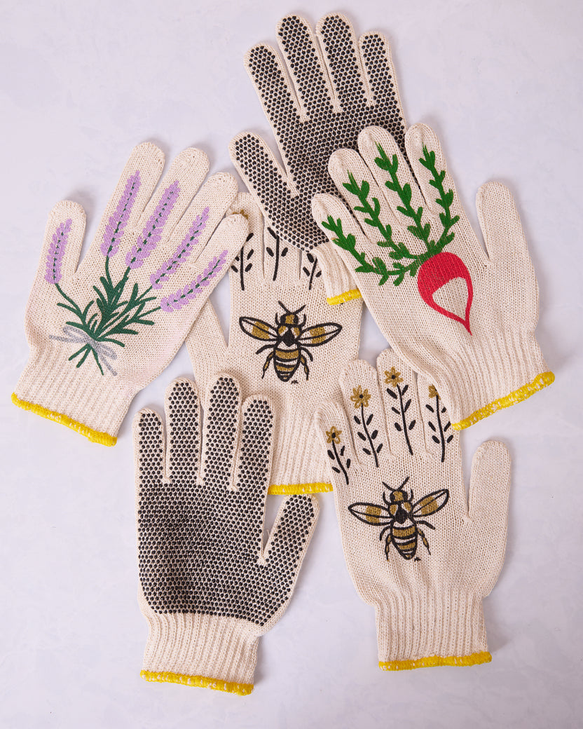 Radish - Garden Gloves - My Little Belleville - Printfresh