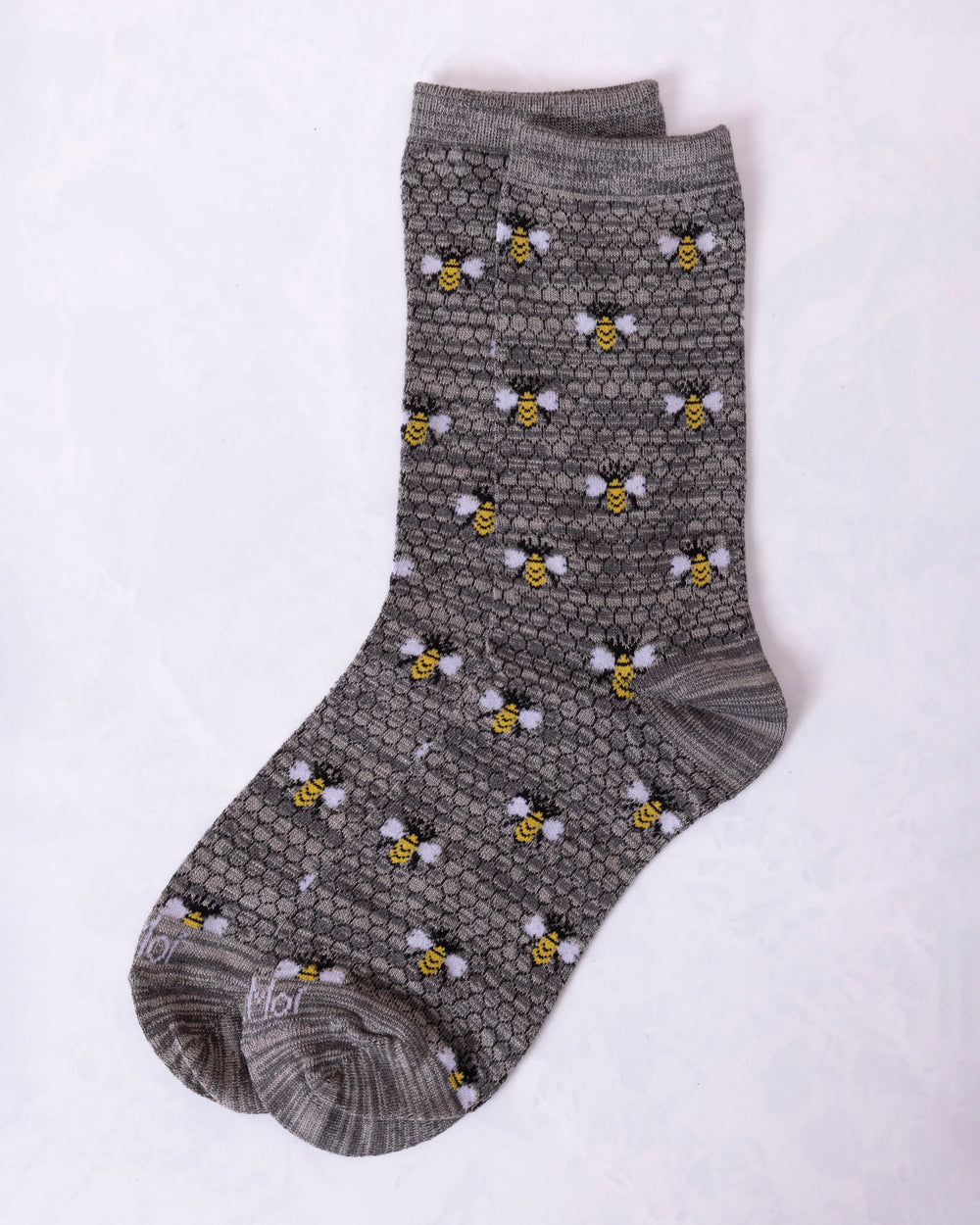Honey Bee - Bamboo Blend Crew Socks - Infinity Classics International Inc - Printfresh