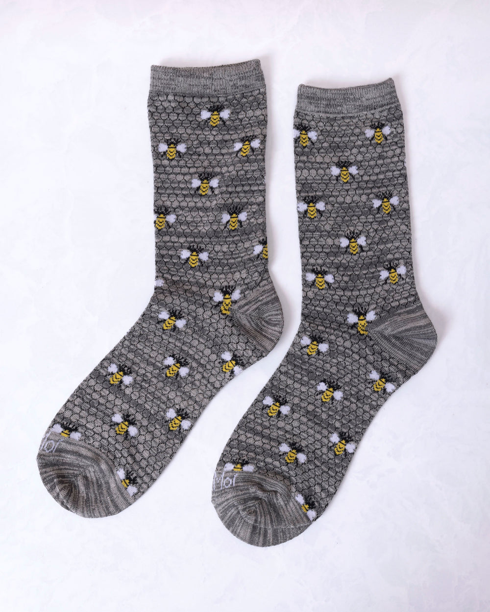Honey Bee - Bamboo Blend Crew Socks - Infinity Classics International Inc - Printfresh