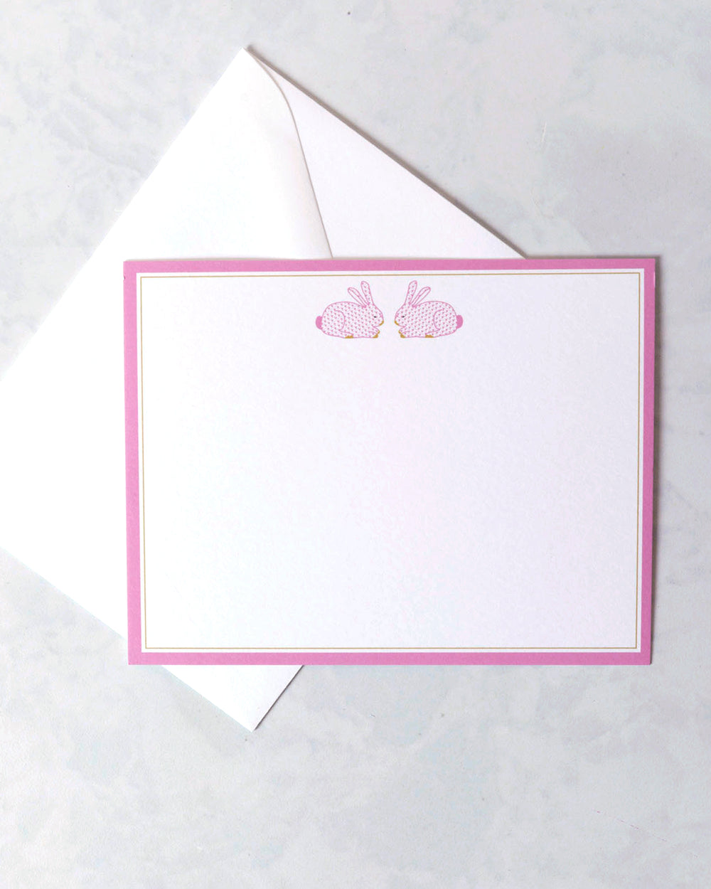 Pink Bunny - Stationery Set - Katherine Kelly Designs - Printfresh