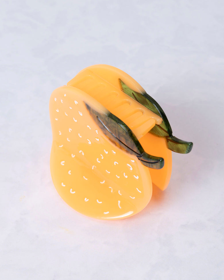Orange Slice - Hand-Painted Claw Hair Clip- Jenny Lemons - Printfresh