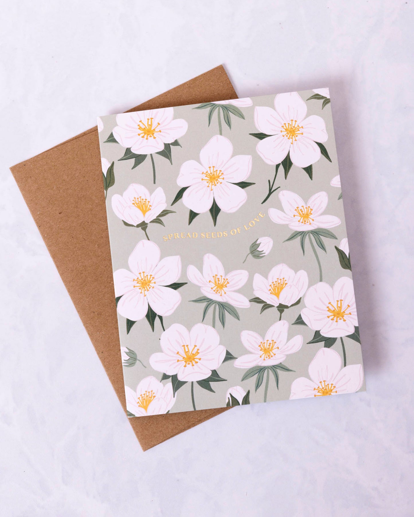 Green - Spread Seeds of Love Card - Paper Farm Press - Printfresh