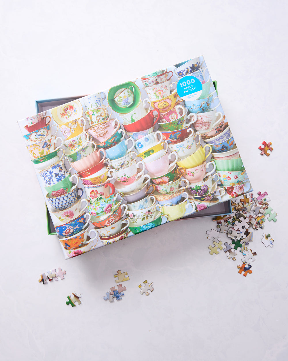 Teacups - 1000 Piece Puzzle - Chronicle Books - Printfresh