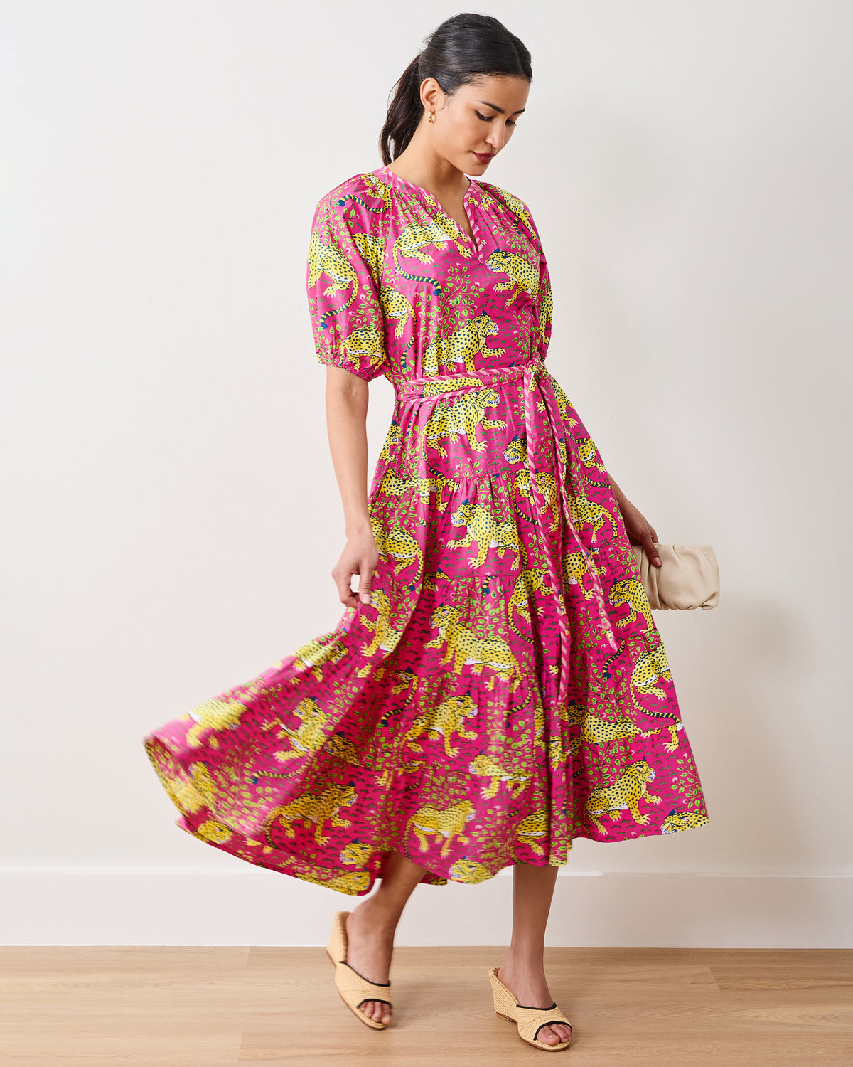 Bagheera - To and From Dress - Hot Pink - Printfresh