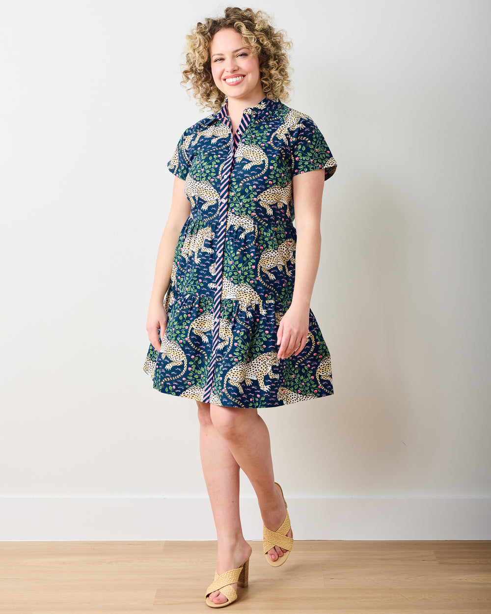Bagheera - Easy Elegance Dress - Navy - Printfresh