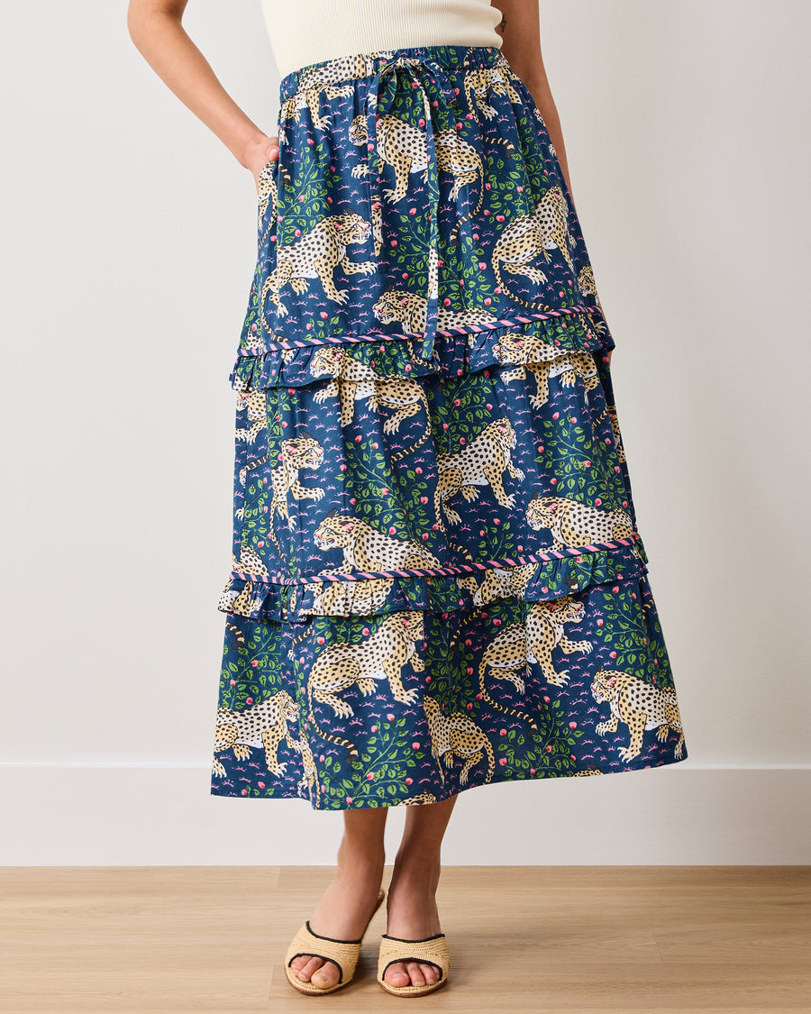 Bagheera - Now or Later Skirt - Navy - Printfresh