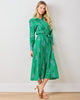 Bouquet Blossoms - Meredith Dress - Lucky Green - Printfresh