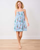 Champagne Tower - Cami Nightgown - Soft Blue - Printfresh