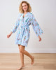 Champagne Tower - Getting Ready Robe - Soft Blue - Printfresh