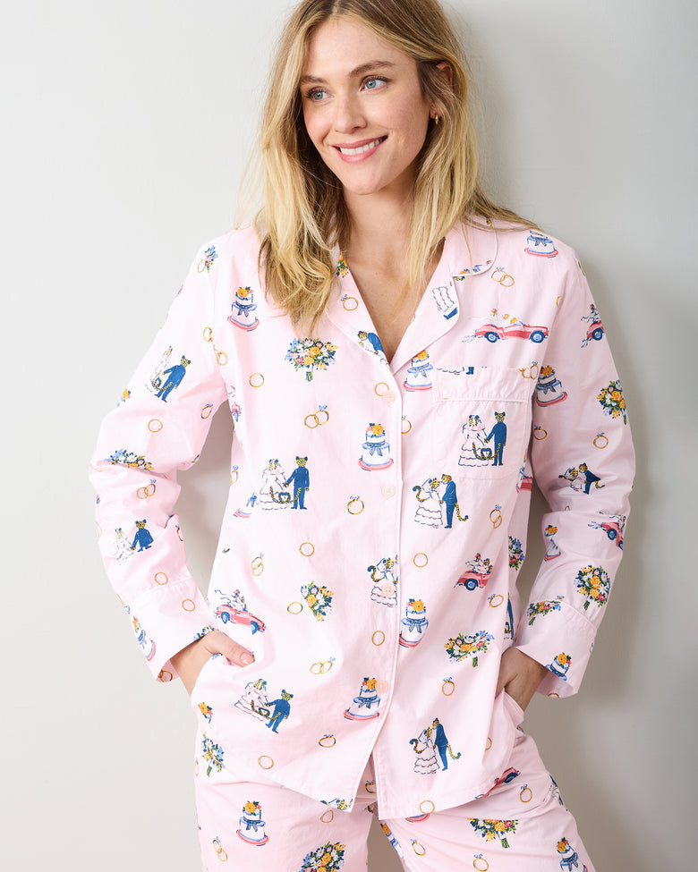 Happily Ever After - Long PJ Set - Blush - Printfresh