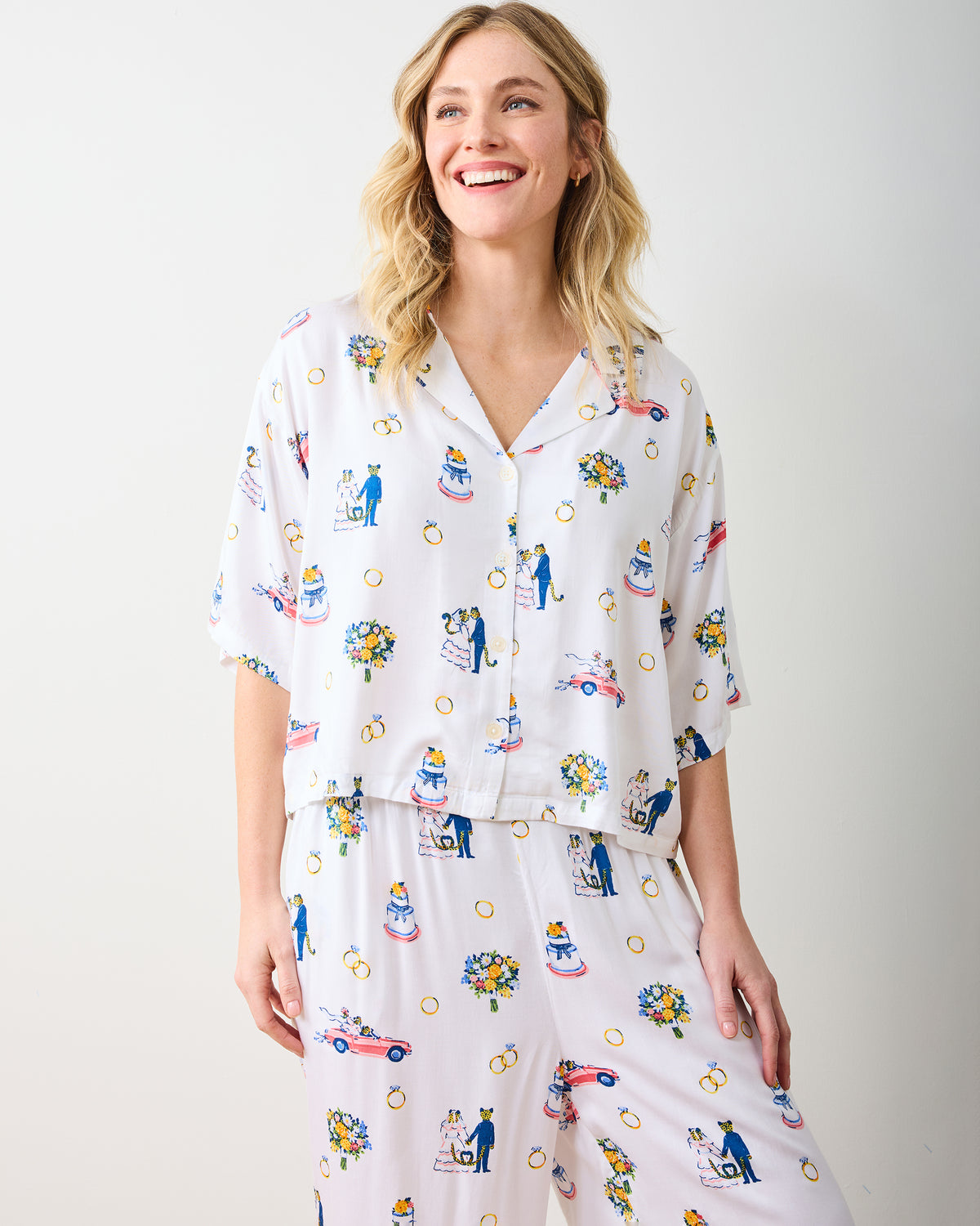 OLD FIT Happily Ever After - Eco Satin Wildest Dreams Set - Cloud - Printfresh