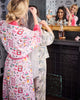 Viva Las Vegas - Eco Satin Robe - Lucky Pink - Printfresh