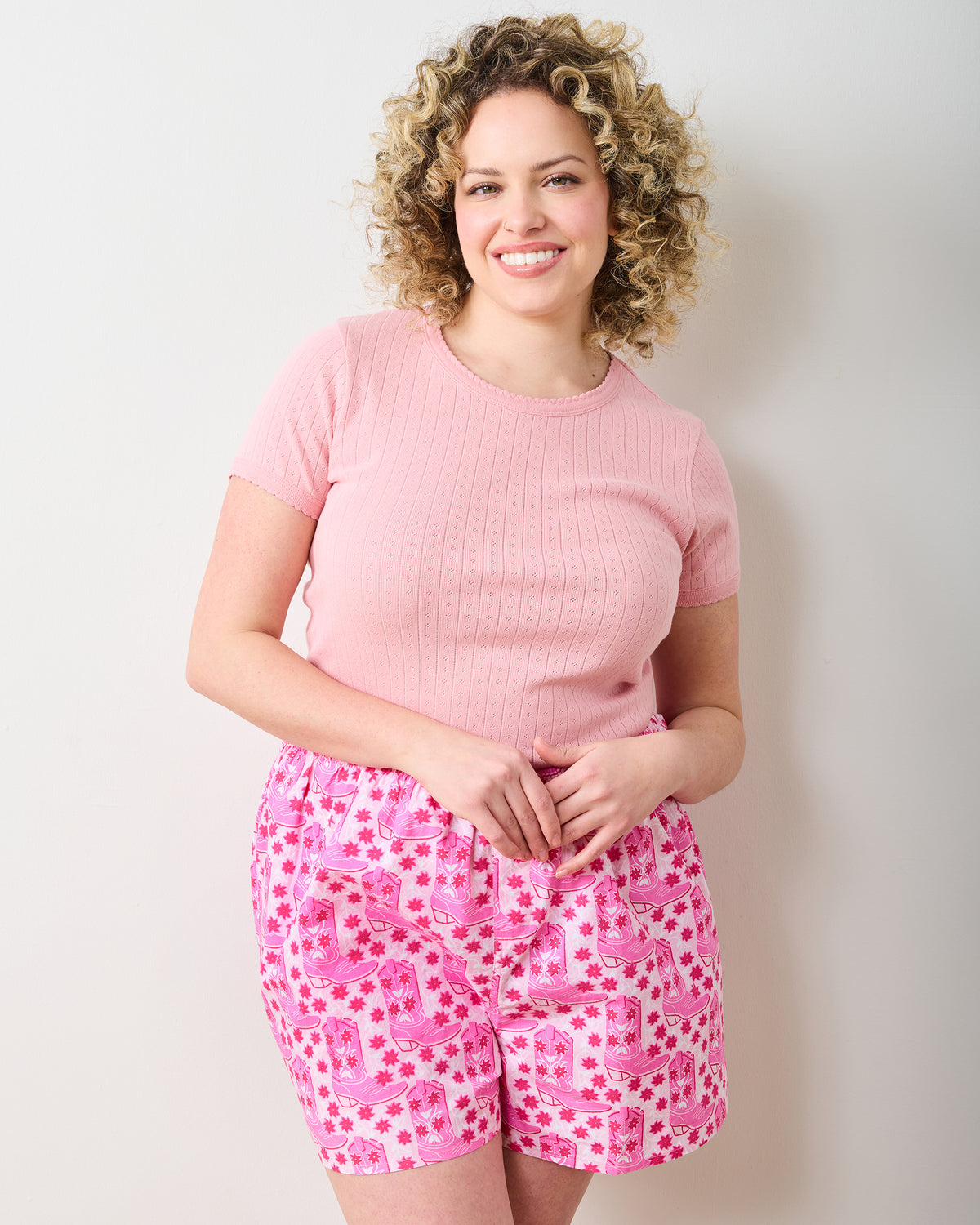 Rhinestone Cowgirl - Bradshaw Boxer - Party Pink - Printfresh